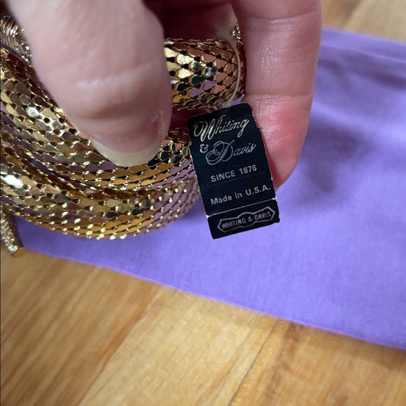 Whiting & Davis vintage gold fill coil bracelet - Picture 13 of 14